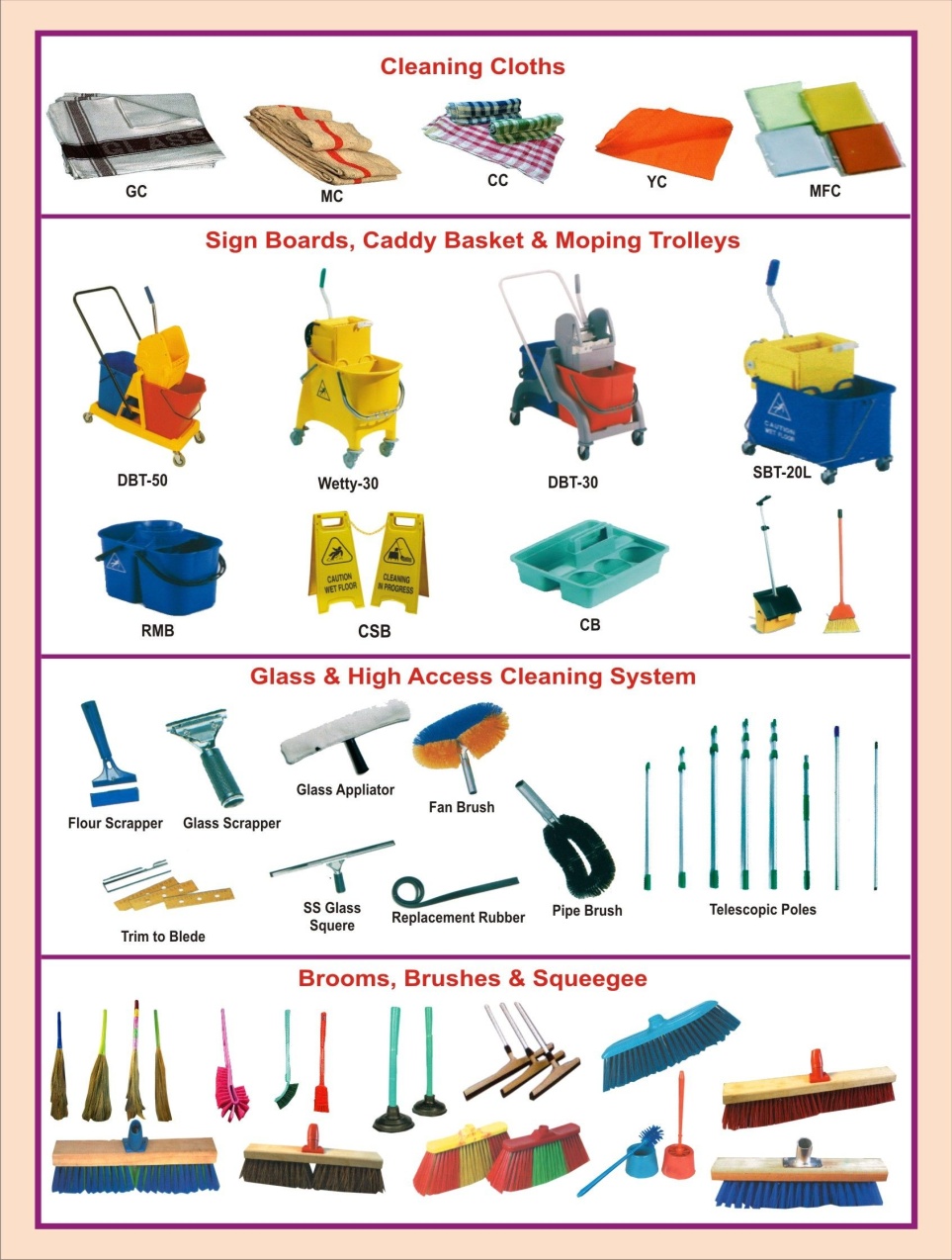 Cleaning Tools & Systems